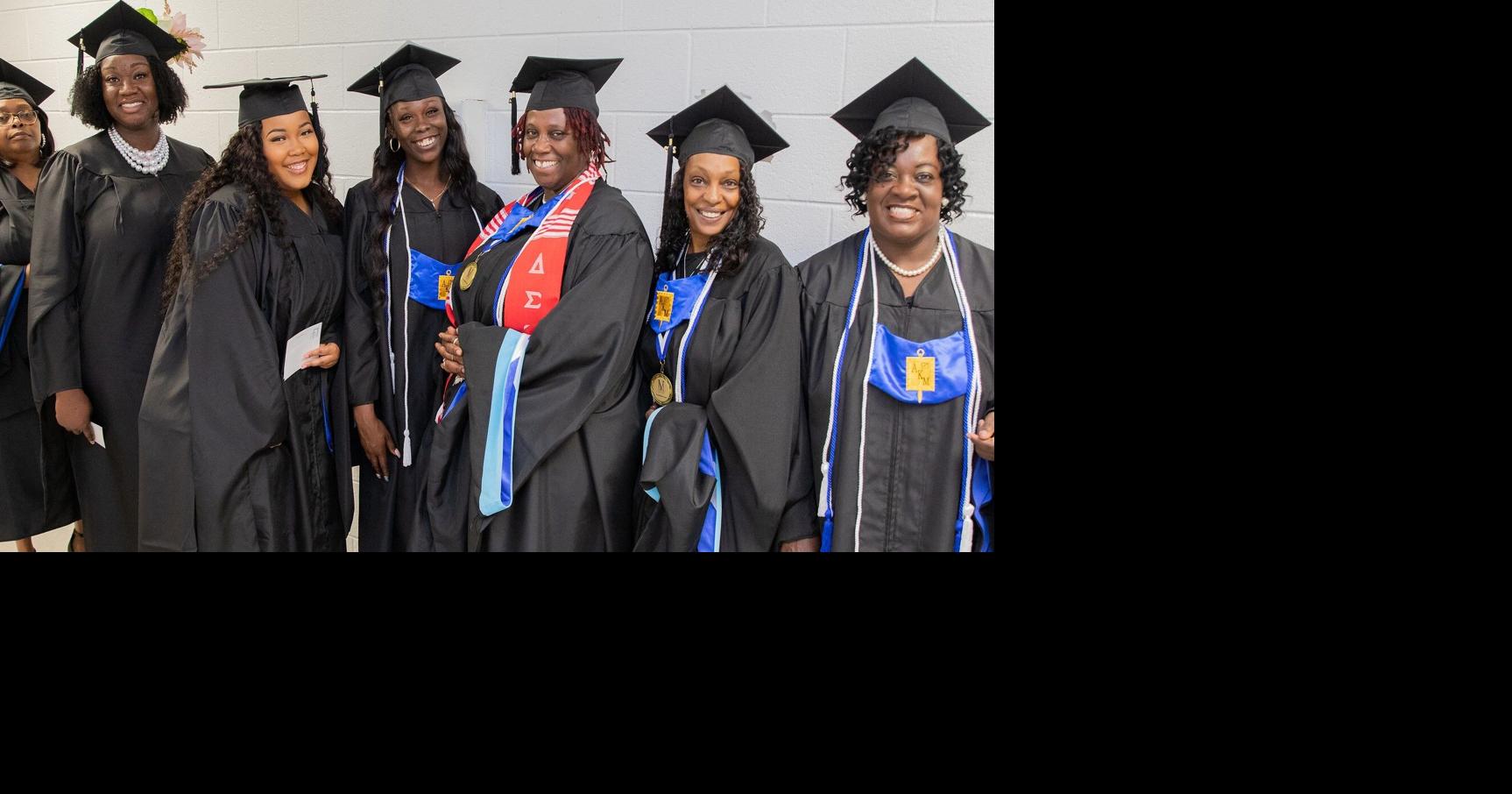 Voorhees presents 1st graduate degrees