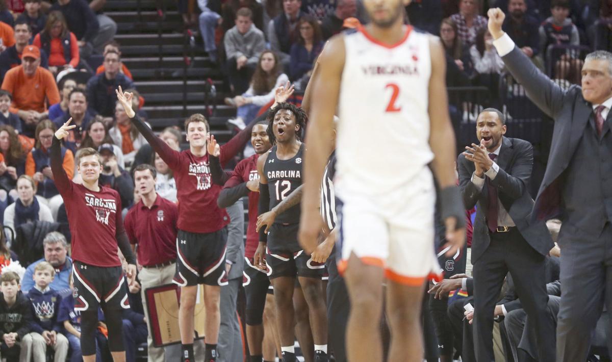Carolina Basketball Gamecocks Break Top Cavs Defense Local