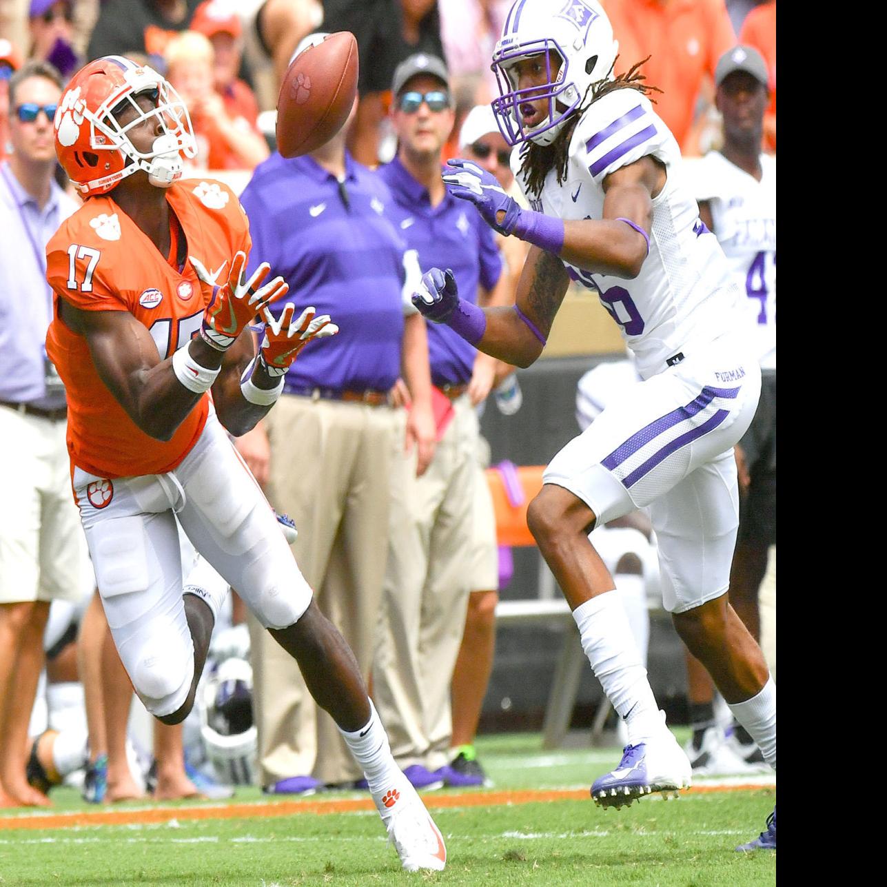 Two Qbs Lead Tigers In 48 7 Rout Of Furman Clemson Tigers