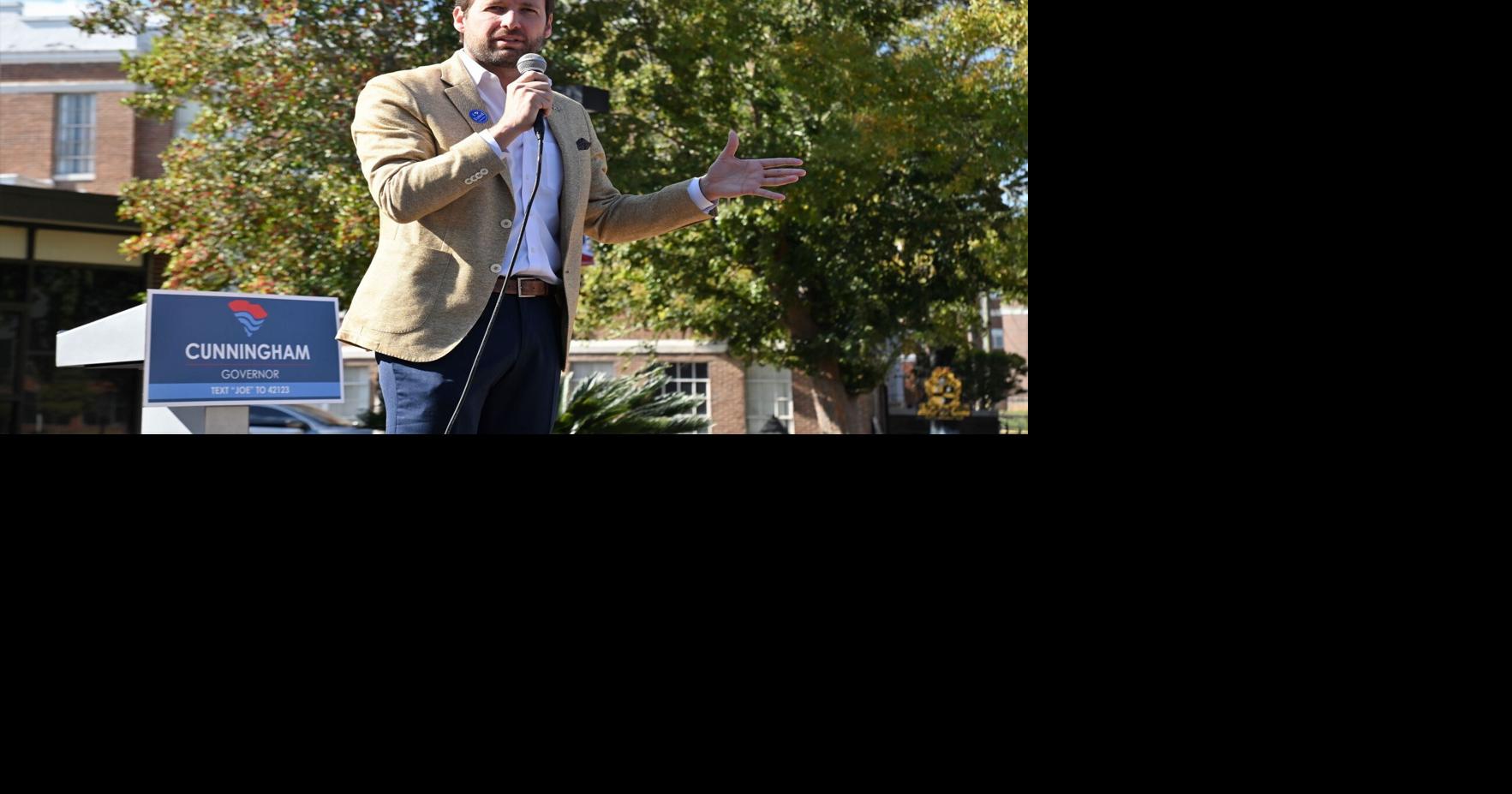 Cunningham calls for students to vote; Democratic gov. candidate visits ...