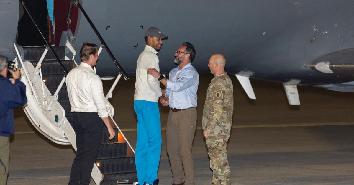 Edwin Debrow Released Americans Land in San Antonio After Successful Prisoner ...