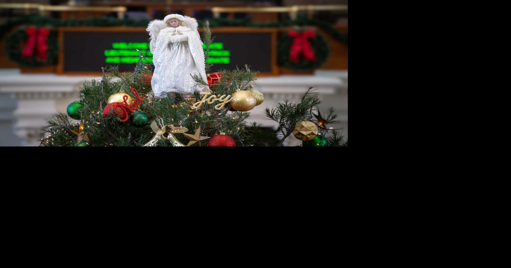 Texas House and Senate Chambers Display Christmas Trees Legislature