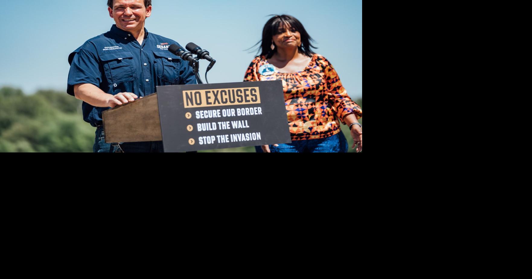 DeSantis Rallies with Texas Officials at Eagle Pass Border Security ...