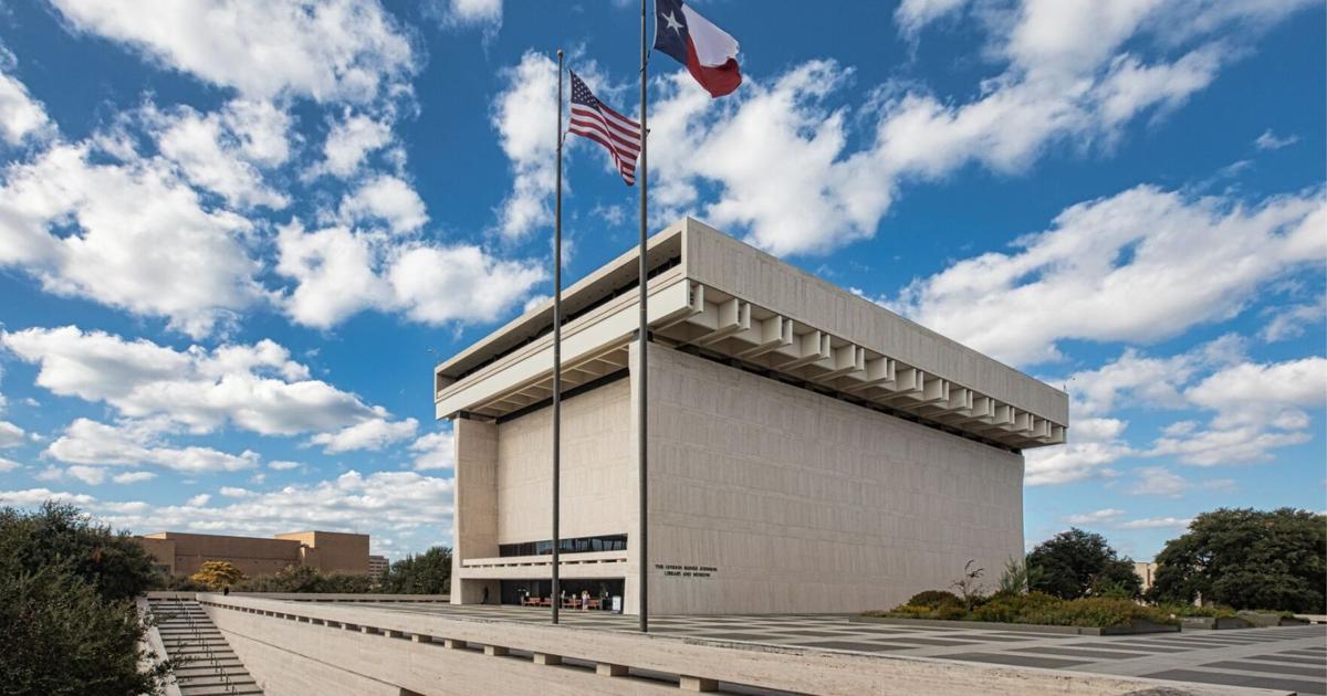 Texas Library Sign Today in Texas History: LBJ Presidential Library Dedicated at the ...