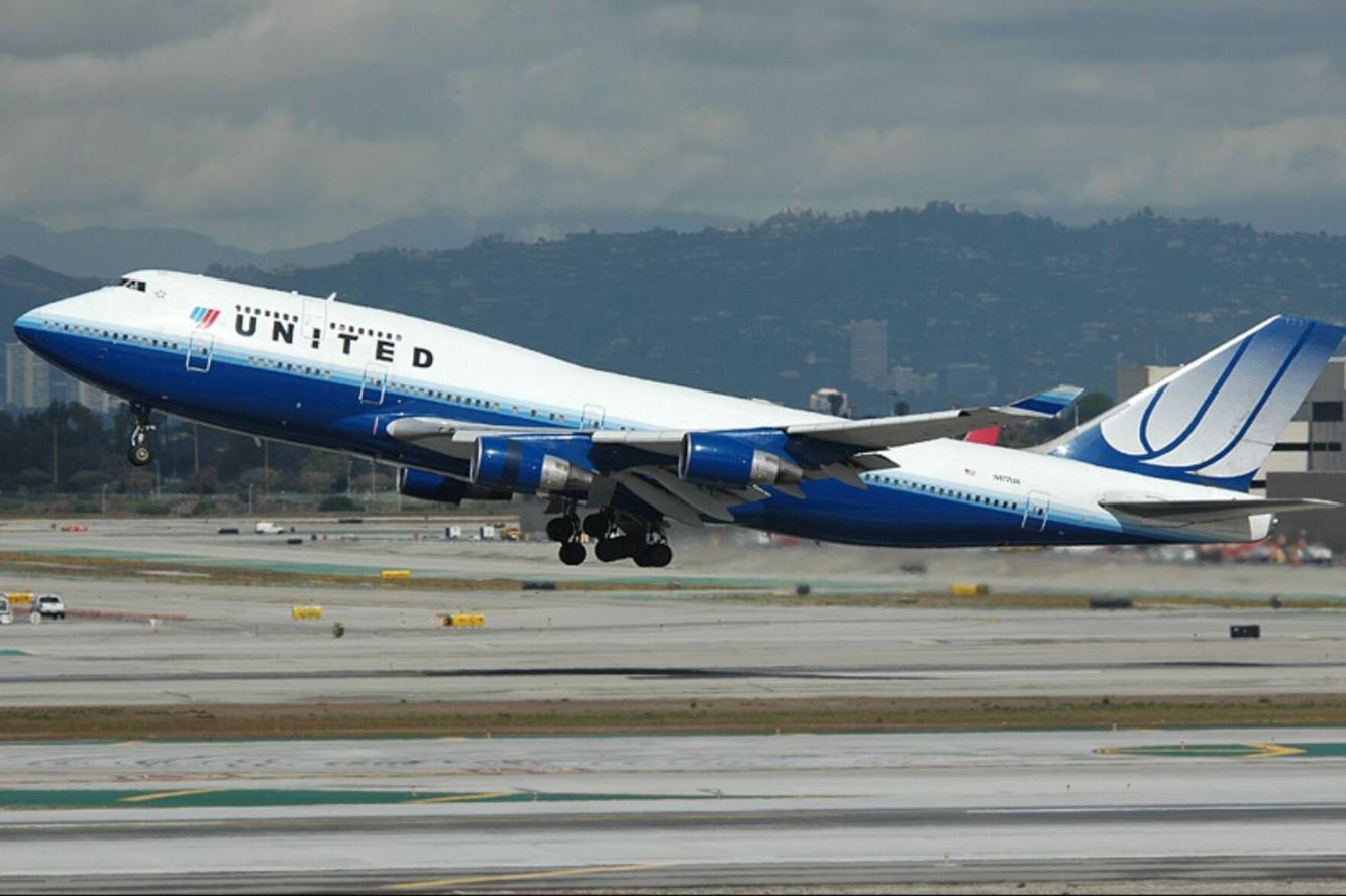 United Airlines Plane The Texan