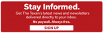 newsletter signup ad