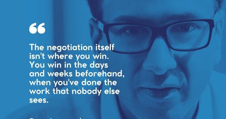What Negotiating His First Big Deal Taught Dee Agarwal About Preparation