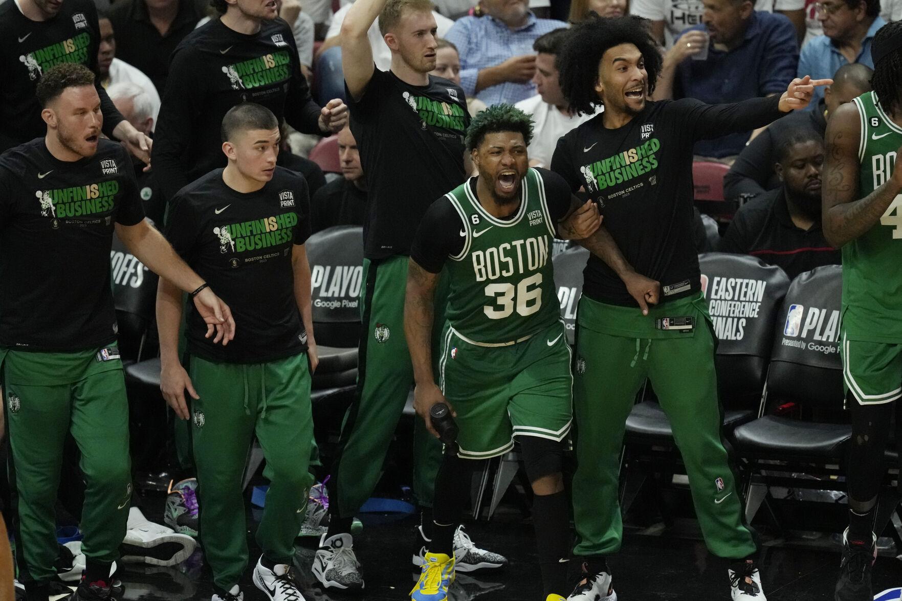 Celtics Heat Basketball (copy)