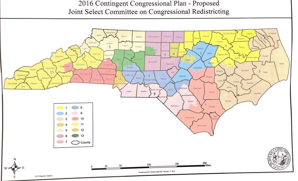 Overhaul of North Carolina congressional districts nearly done News