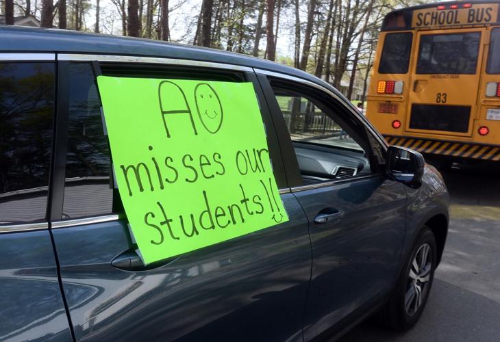 PHOTOS Altamahaw Ossipee Elementary school staff parade supports