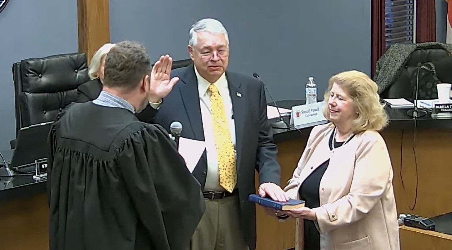 Powell sworn in to fill vacant county commissioner seat | Local News ...