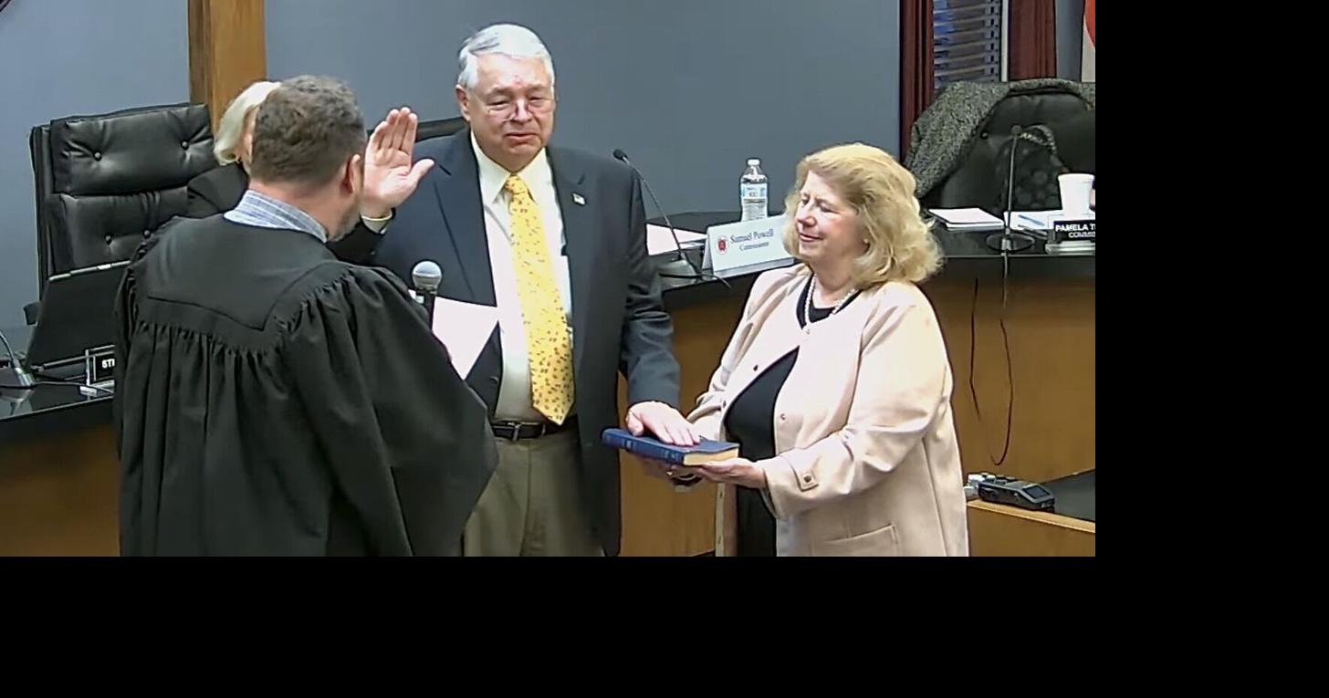 Powell sworn in to fill vacant county commissioner seat | Local News ...
