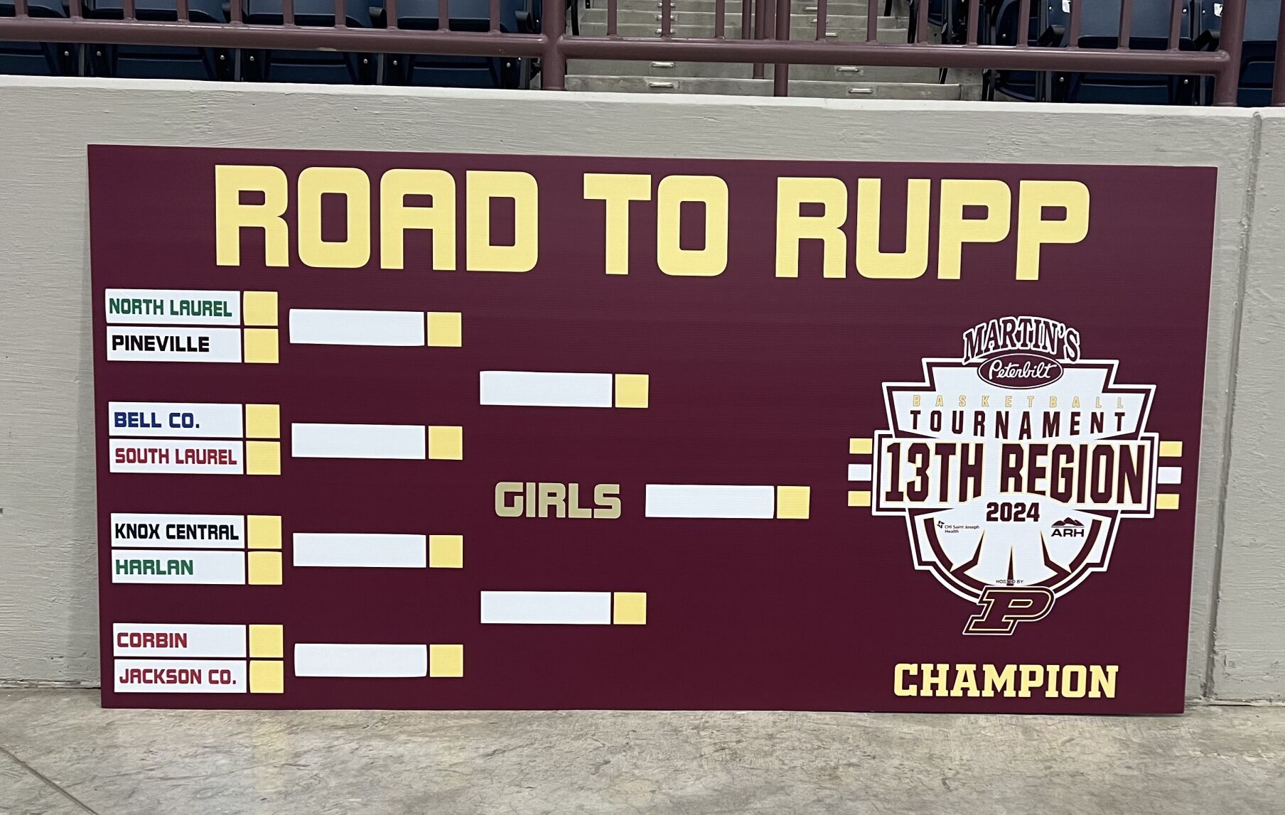 13th Region Girls’ Tournament at the Corbin Arena