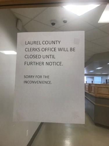 Laurel County PVA and Clerk #39 s Offices closed due to COVID 19 exposure