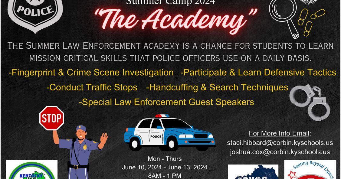 Corbin Independent Schools hosting "The Academy" policing event - Vimarsana News