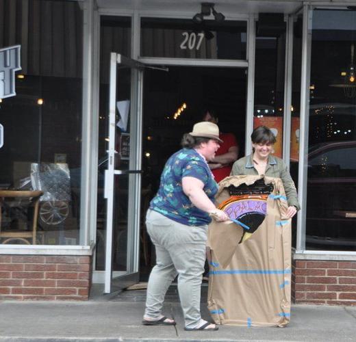DRIVEBY BIRTHDAY Friends surprise Wrigley owner with social