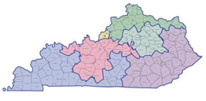 map district congressional ky senate districts thetimestribune green rogers