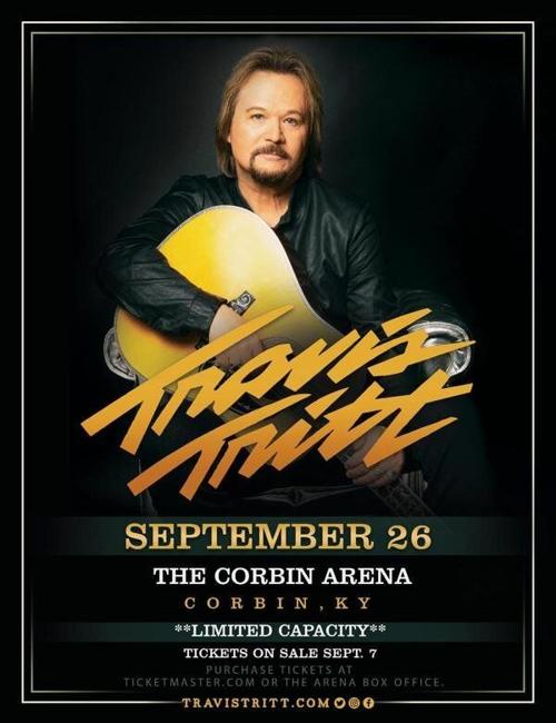 Travis Tritt coming to Corbin Arena September 26