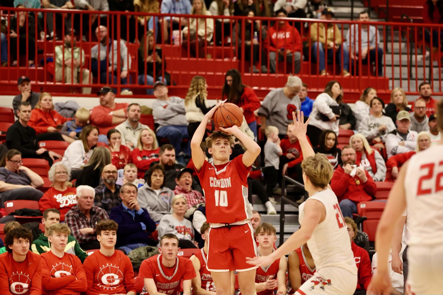 Corbin Redhounds Defeat South Laurel Cardinals 62-51 in 50th District Play