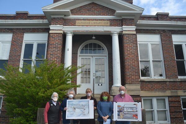 Library Cobin Artist donates prints of Corbin landmarks to help in Carnegie Library ...