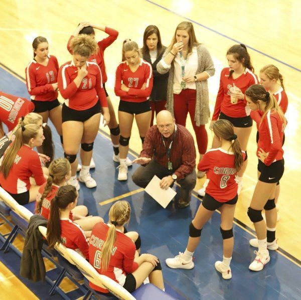 McCracken County sweeps Corbin, 30, during first round action of the KHSAA Volleyball State
