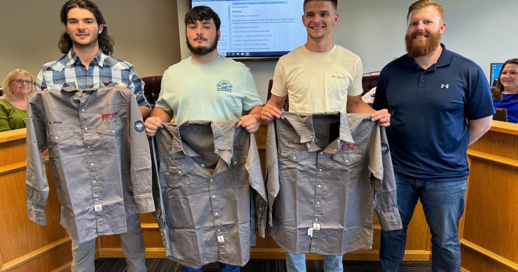Whitley County Board of Education honors welding program, teachers - Vimarsana News