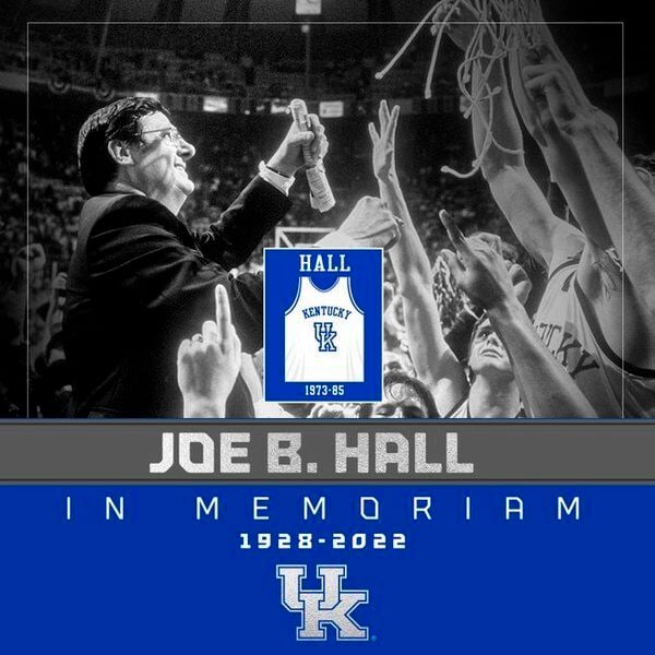 Joe B. Hall, Longtime Kentucky Men's Basketball Coach, Dies at 93 