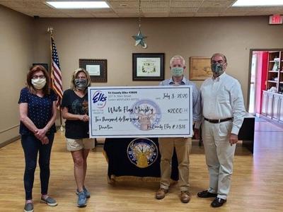 Elks donate $2,000 to White Flag Ministry