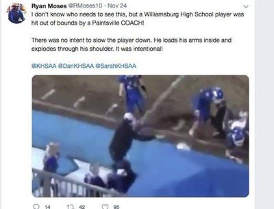 Incident At Williamsburg Vs Paintsville Football Game Under