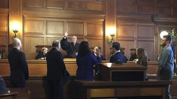 Lambert formally sworn in as Supreme Court justice | Community ...