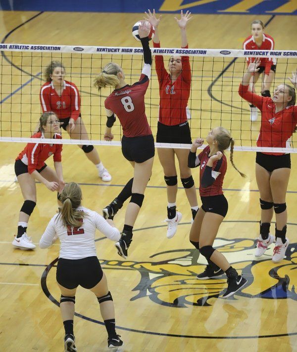 McCracken County sweeps Corbin, 30, during first round action of the KHSAA Volleyball State