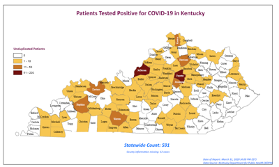 Updated Gov Beshear Reports 7 Coronavirus Related Deaths 114 New Cases Tuesday News Thetimestribune Com