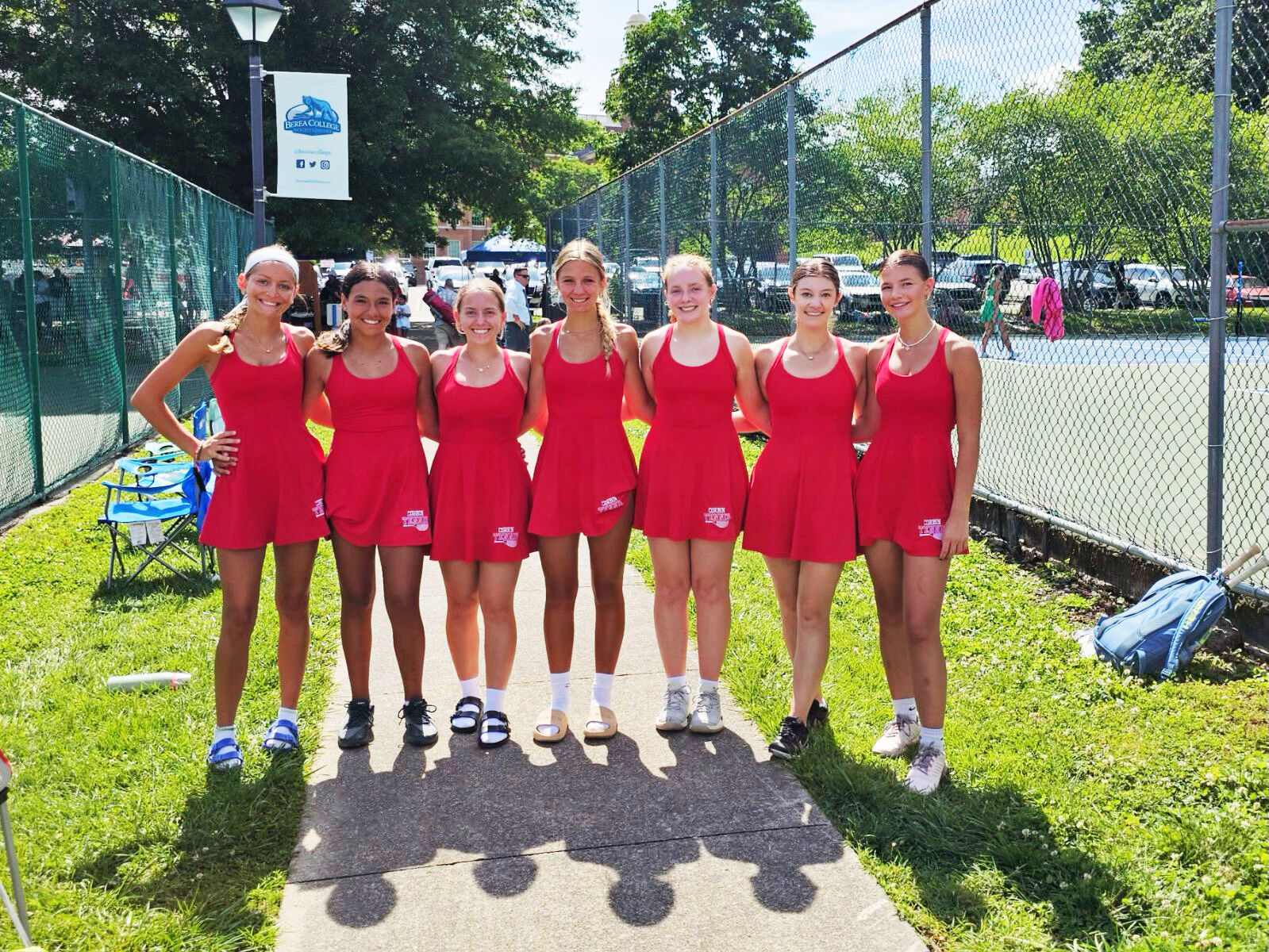 Lady Redhounds advance in KHSAA Girls State Team Tennis Tournament with two wins