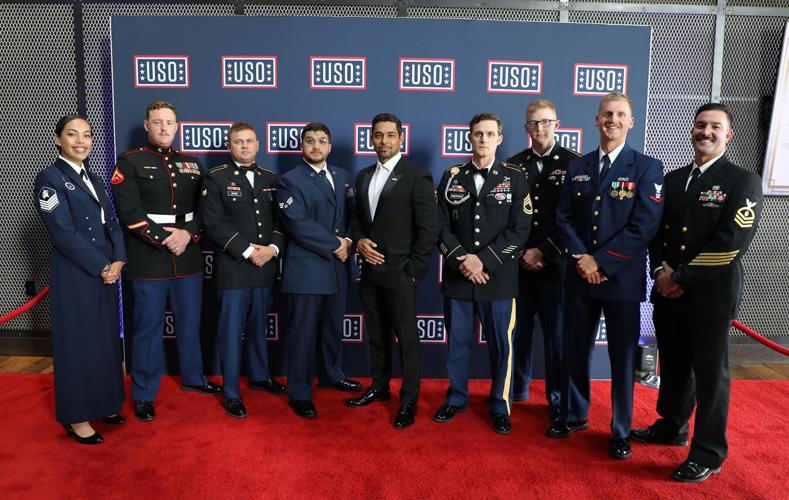 Wilmer V. and 2025 USO Service Members of the Year.JPG