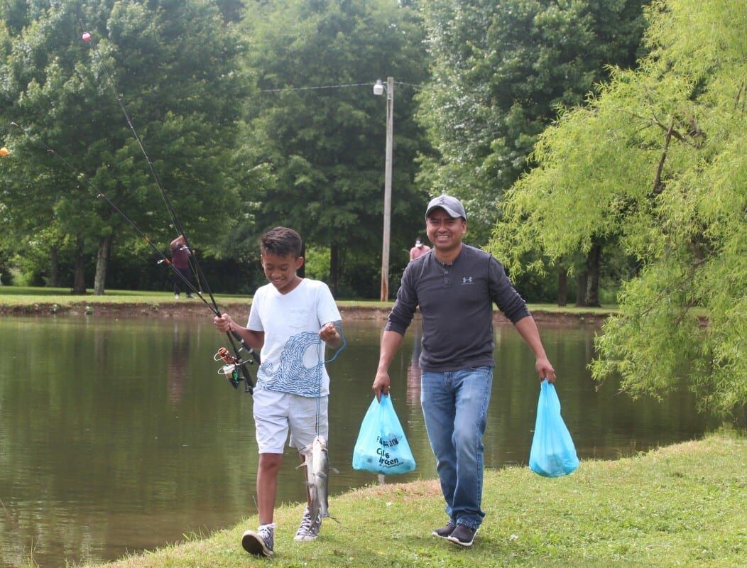 Families enjoy Free Fishing Day at Ralph Stout Park, Local News