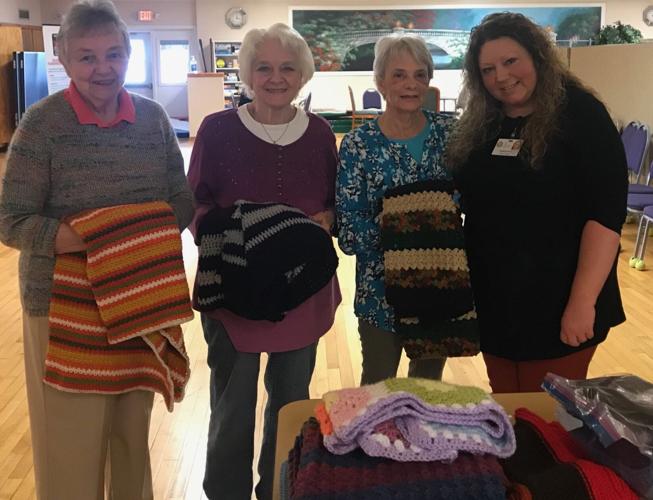 ‘Chicks with Sticks’ donates lap blankets for Avalon Hospice patients
