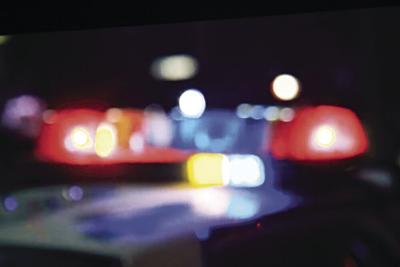 Crime logo police lights