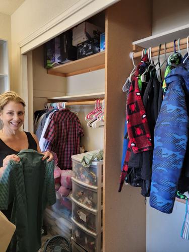 A Neat and Tidy Entry Closet