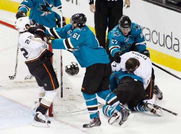 San Jose Sharks' Joe Thornton suspended for Game 4 after illegal
