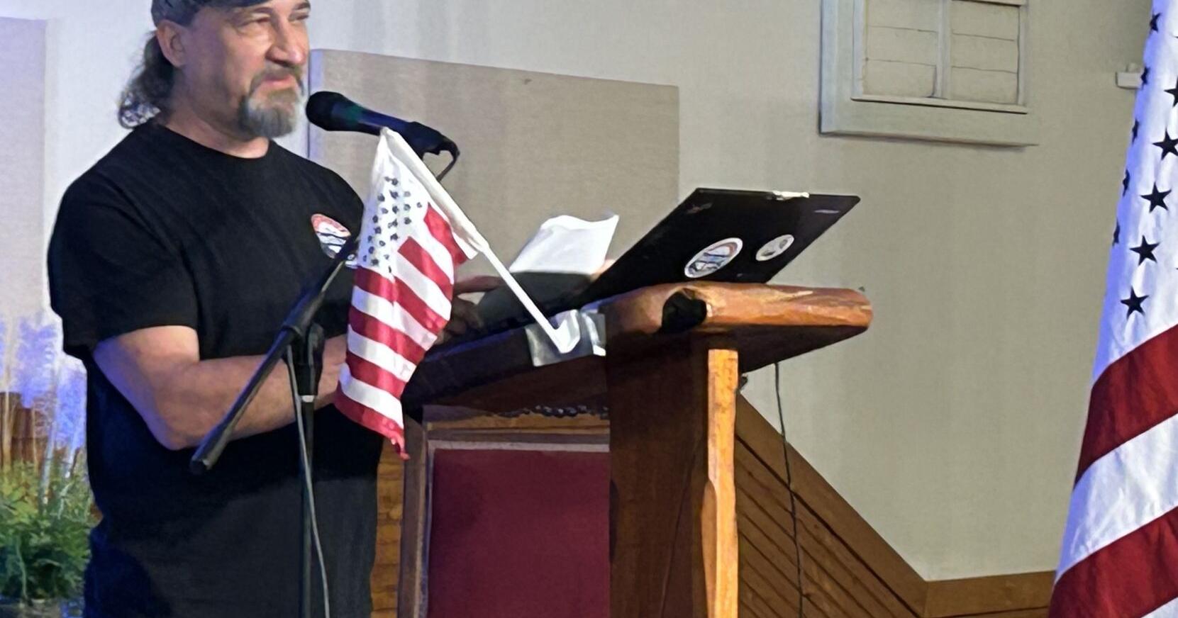 Large crowd gathers for: Life, liberty and property? town hall - Vimarsana News