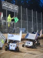 Round two of the open cart series at Empire Mine Speedway