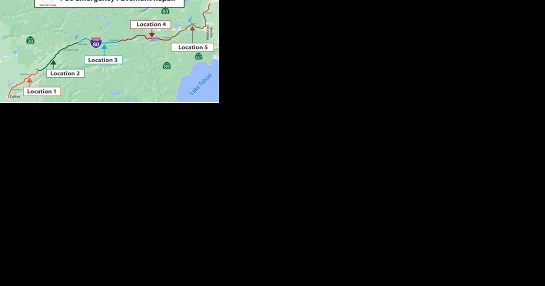 Interstate 80 emergency repairs update: Work scheduled early in the week, before mountain snow returns - Vimarsana News