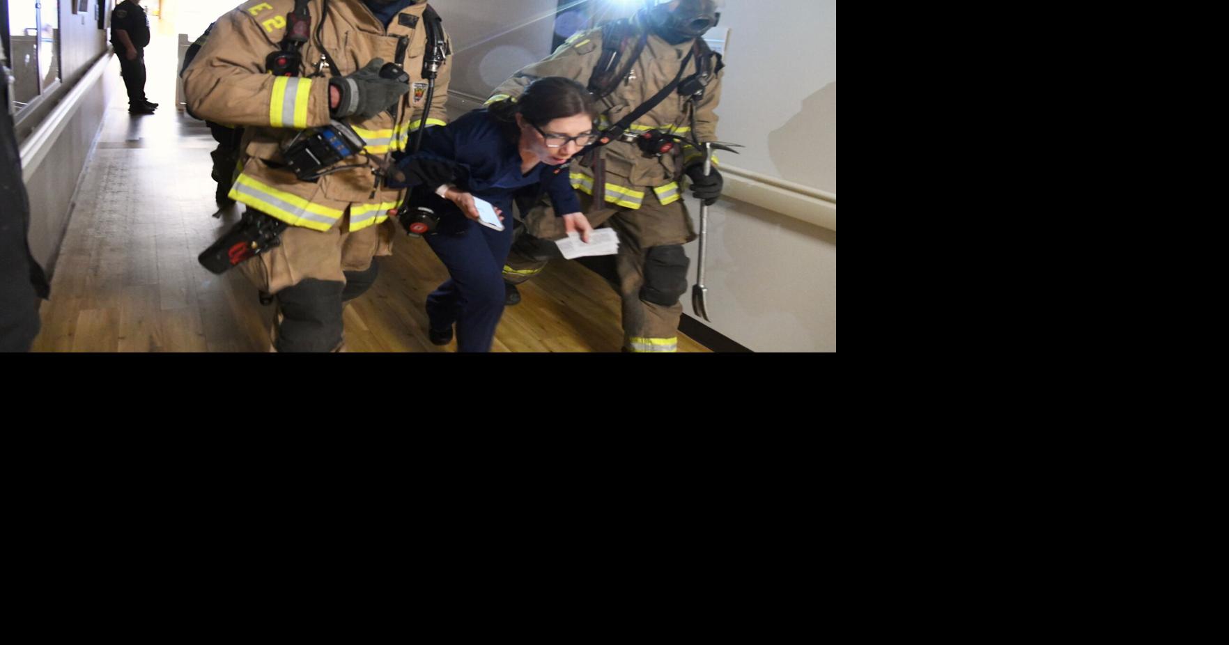 This is only a test: Firefighters hold hospital evacuation drill (PHOTO GALLERY/VIDEO)
