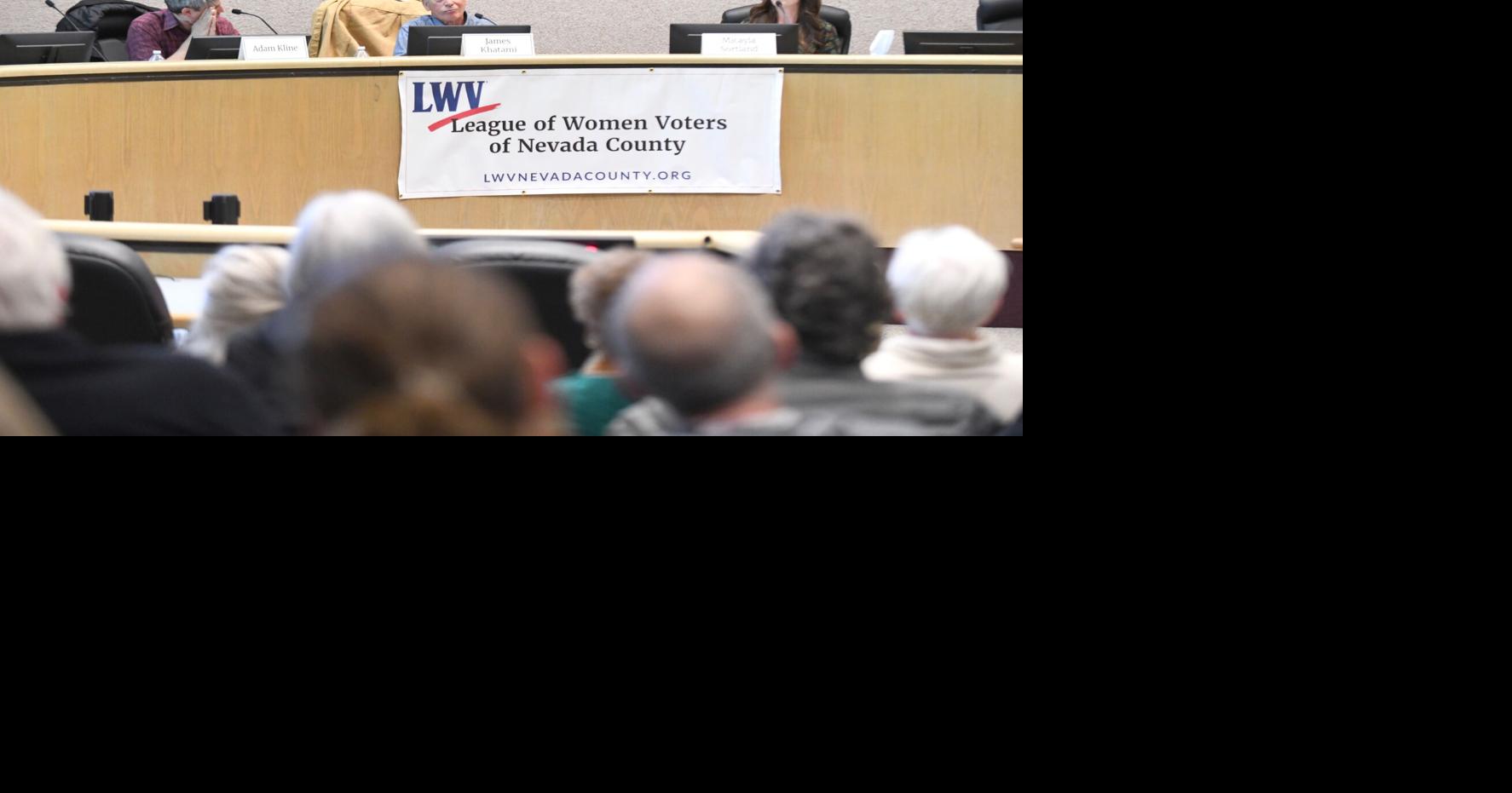 Three candidates vie for two open Nevada City Council seats during forum