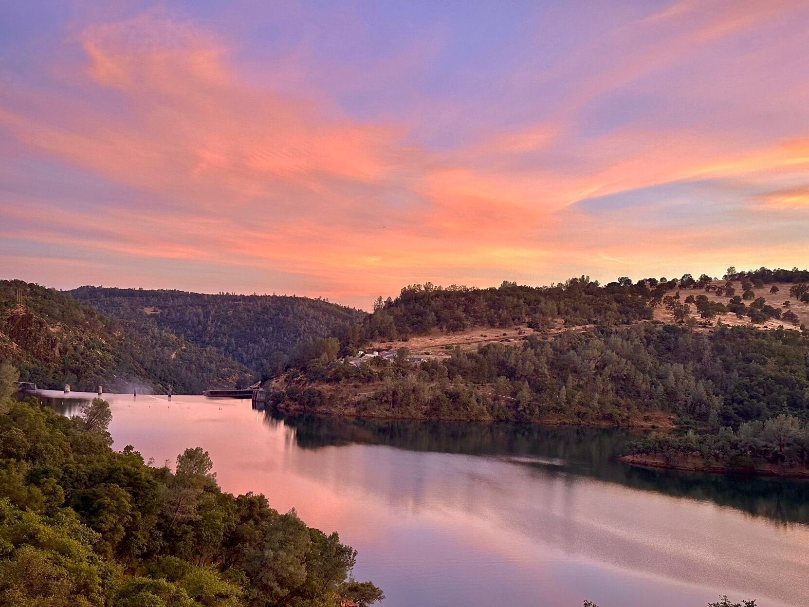 Nevada County Captures: Englebright Sunset, Where The Water Is Still ...