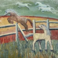 Mixed media and paper sculpture workshop with Eileen Blodgett: Harnessing the energy of the 'Year of the Horse'