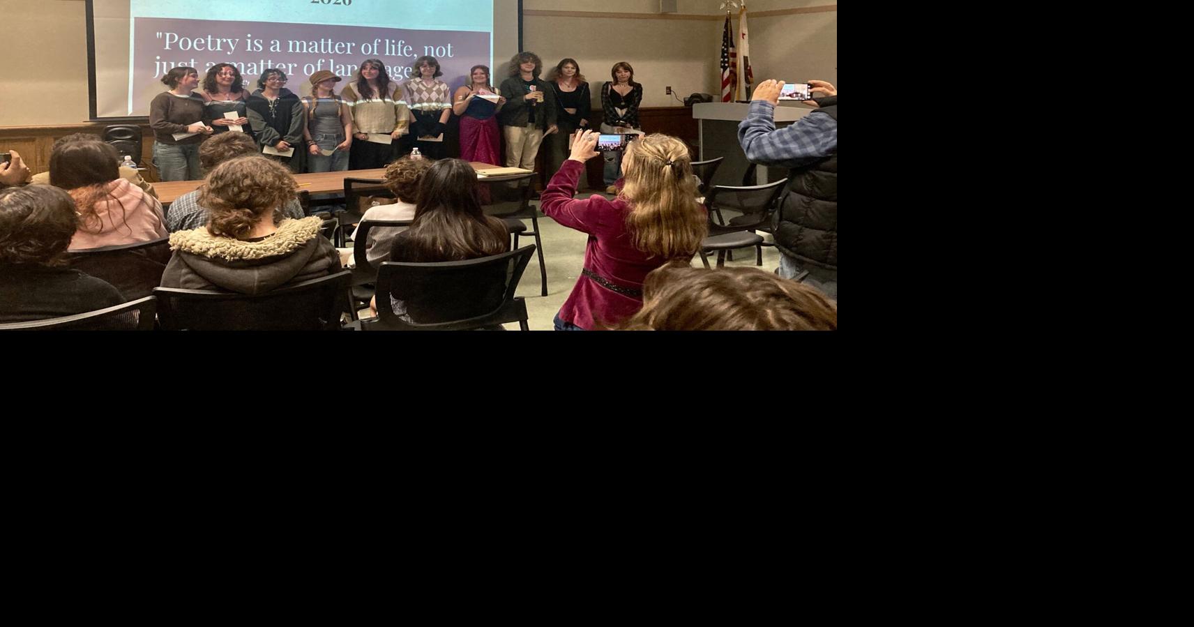 Sierra Academy students hold alternative 'Poetry Out Louder!' event after national competition narrows anthology