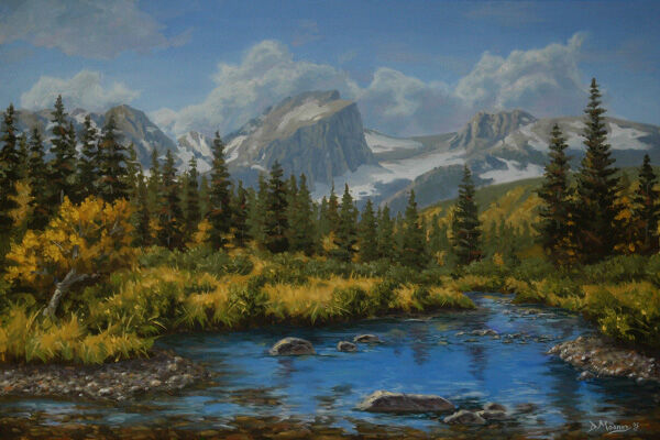 Landscape, oil painter David Mooney to be featured at Art Works Gallery ...