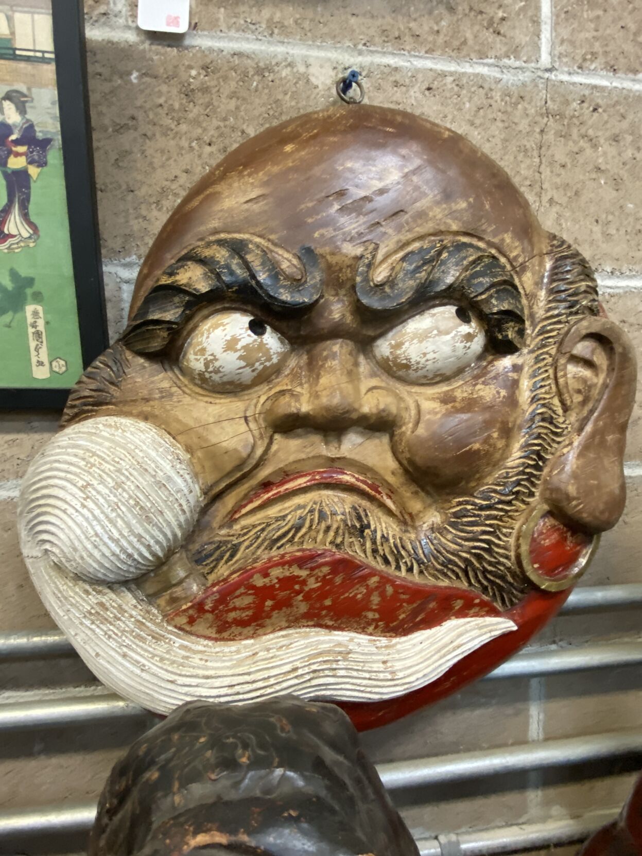 彫刻・オブジェ SANROKU DARUMA Figurine koner gallery Japanese Antique Bronze Daruma Statue – Kuraya