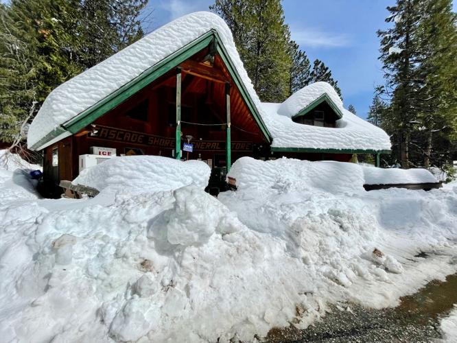 It ain't Tahoe Storm leaves Cascade Shores with feet of snow, no power